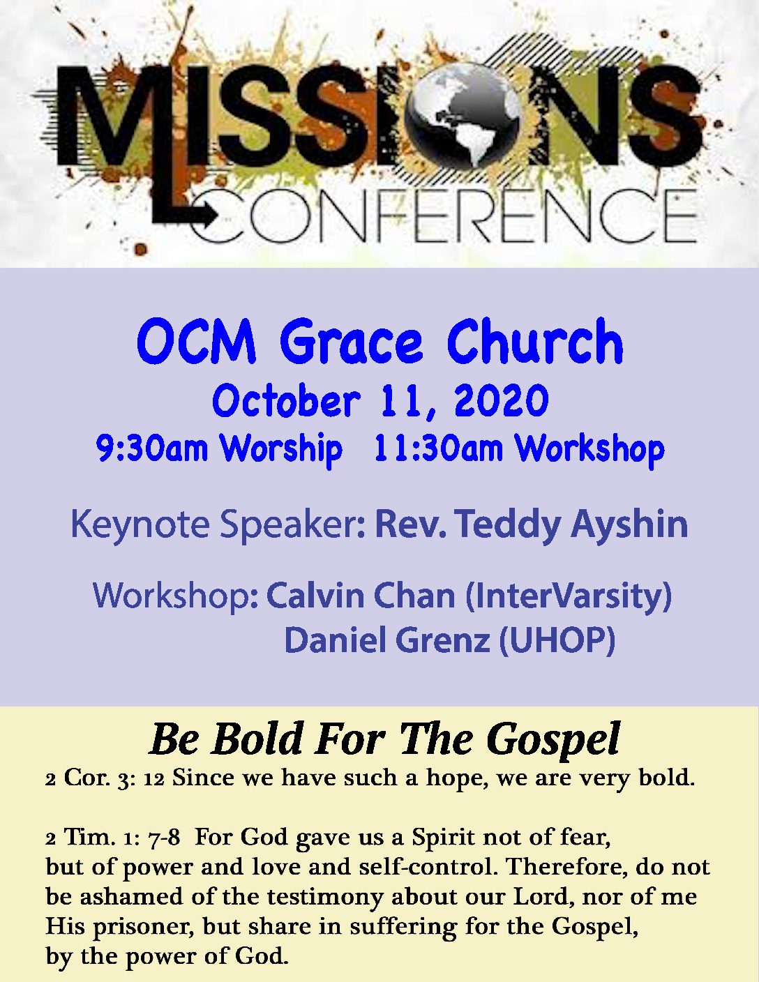 Missions Conference 2020